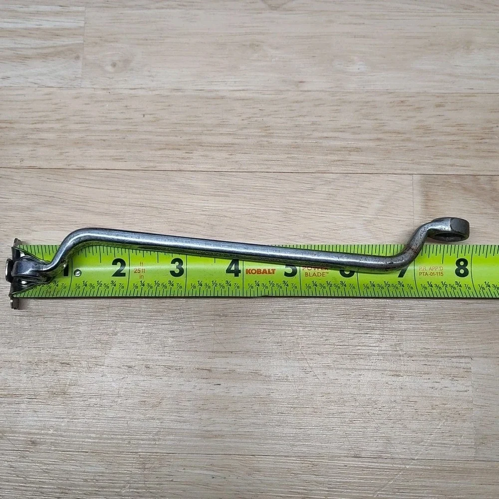 Vintage D. Wizard Tools H2240 Deep Offset Box End Wrench 3/8